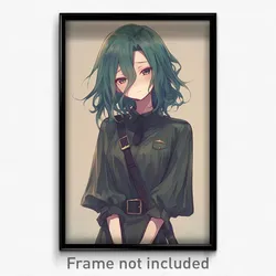 Anime Art Poster - Woman Feeling Regret, International Chaldea Uniform (Print)