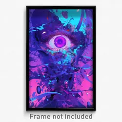 Art Poster - Starry Tunnel (Psychedelic Trippy Weird 11x17 Cartoon Print)