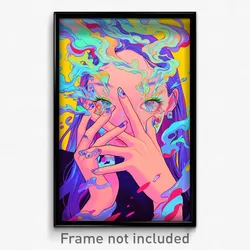 Art Poster - Bumpy Vein (Psychedelic Trippy Weird 11x17 Print)