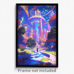Art Poster - Remarkable Vienna (Psychedelic Trippy Weird 11x17 Print)