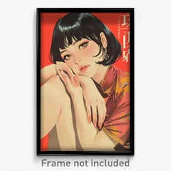 Chinese Movie Poster - Girl Feeling Indignant, Strange Shiny Legwear (Art Print)