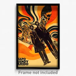 German Movie Poster - Wavy Barony (Germany Psychedelic Art Retro Film Print)