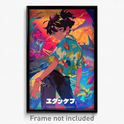 Mexican Movie Poster - Boy Feeling Persevering, Nice Anime Clothes (Art Print)