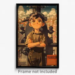 Spanish Movie Poster - Boy Feeling Tolerance, Prestigious Brown Sweater Vest