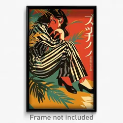 Brazilian Movie Poster - Woman Feeling Restlessness. Ribbed Legwear