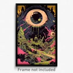 Thai Movie Poster - Rubbery Bush (Thailand Psychedelic Art Retro Film Print)