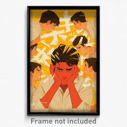 Greek Movie Poster - Man Feeling Annoyance, Advanced Long Shirt (Art Print)