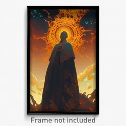 Movie Art Poster - Man Feeling Anticipation, Orderly Frilled Capelet (Print)
