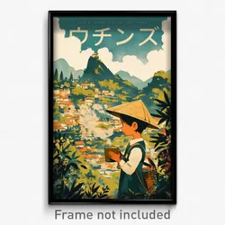 Indonesian Movie Poster - Boy Feeling Calmness, Wonderful Bowl Hat (Art Print)