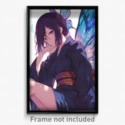 Anime Art Poster - Woman Feeling Pride Wearing Stupendous Wings (Print)