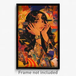 Indonesian Movie Poster - Girl Feeling Focused, Acclaimed Wrist Scrunchie