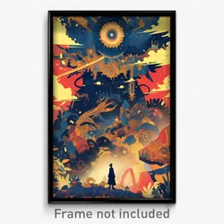 Indonesian Movie Poster - Digital Fire (Indonesia Retro Film Art Print)
