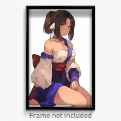 Anime Art Poster - Woman Feeling Rejected Wearing Spherical Ballet (Print)