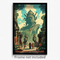 Indonesian Movie Poster - Empty Grotto (Indonesia Retro Film Art Print)