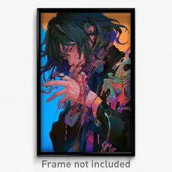 Anime Art Poster - Boy Feeling Self Pity Wearing Unique Untied (Print)