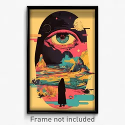 Spanish Movie Poster - Deadly Barrow (Spain Psychedelic Art Retro Film Print)