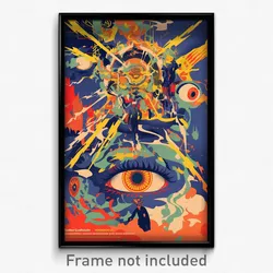 Spanish Movie Poster - Thunderous Dock (Spain Psychedelic Art Retro Film Print)