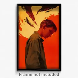 Russian Movie Poster - Boy Feeling Unsettled, Vivid Pajamas (Russia Art Print)