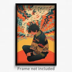 Spanish Movie Poster - Boy Feeling Demoralized, Adorable Cardigan (Art Print)