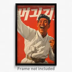 Korean Movie Poster - Man Feeling Excitement, Well Groomed White Sleeves (Print)
