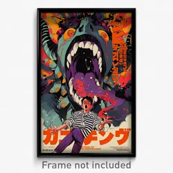 Indonesian Movie Poster - Boy Feeling Infuriated, Purple Striped Legwear (Print)