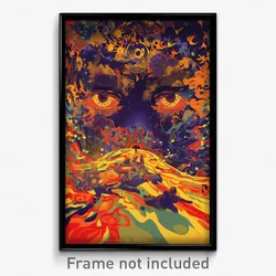 Spanish Movie Poster - Grandiose Slit (Spain Psychedelic Art Retro Film Print)