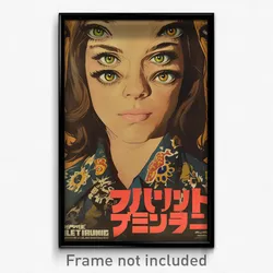Brazilian Movie Poster - Woman Feeling Pessimism, Quirky Blue Sleeves (Print)