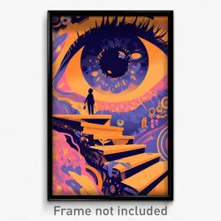 Spanish Movie Poster - Purple Museum (Spain Psychedelic Art Retro Film Print)