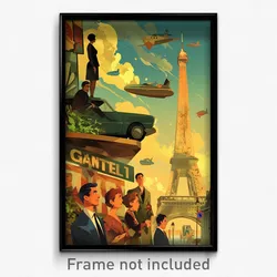 French Movie Poster - Extra Large Street (France Retro Film Art Print)