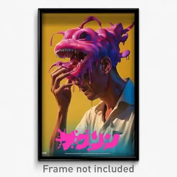 Thai Movie Poster - Man Feeling Numb, Imaginative Animal Hat (Art Print)