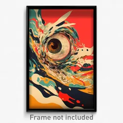 Thai Movie Poster - Thick Savannah (Thailand Psychedelic Art Retro Film Print)