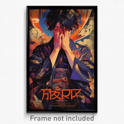 French Movie Poster - Boy Feeling Loathing, Large Kimono (France Film Art Print)