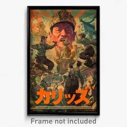 Thai Movie Poster - Long Town (Thailand Psychedelic Trippy Art Retro Film Print)