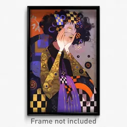 Art Poster - Dreary Portcullis (Psychedelic Trippy Weird 11x17 Cartoon Print)