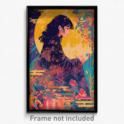 Chinese Movie Poster - Woman Feeling Gratitude, Grimy Nightgown (Art Print)