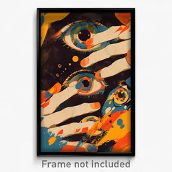 Spanish Movie Poster - Shiny Arm (Spain Psychedelic Trippy Art Retro Film Print)