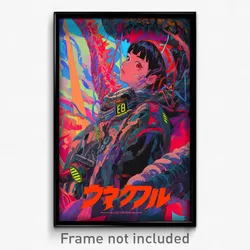 Movie Art Poster - Noted March (Psychedelic Trippy Retro Cartoon Film Print)