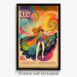 French Movie Poster - Woman Feeling Cynicism, Thrifty White Legwear (Art Print)