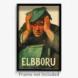 German Movie Poster - Man Feeling Stuck, Wooden Green Bag (Germany Art Print)
