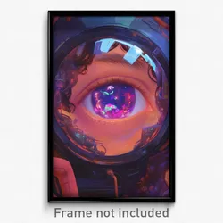 Movie Art Poster - Puzzling Antechamber (Psychedelic Retro Weird Film Print)
