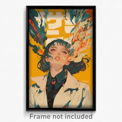 Vietnamese Movie Poster - Girl Feeling Disgruntled, Scientific Brown Sleeves
