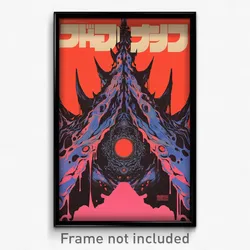 German Movie Poster - Clean Ledge (Germany Psychedelic Art Retro Film Print)