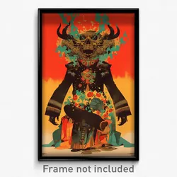 Mexican Movie Poster - Small Den (Mexico Psychedelic Art Retro Film Print)