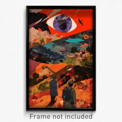 Indonesian Movie Poster - Unrealistic Ridge (Indonesia Retro Film Art Print)