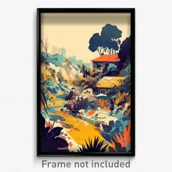 French Movie Poster - Advanced Heath (France Psychedelic Art Retro Film Print)
