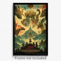 Indonesian Movie Poster - Tremendous Dugout (Indonesia Retro Film Art Print)