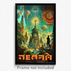 Thai Movie Poster - Meek Mausoleum (Thailand Psychedelic Art Retro Film Print)