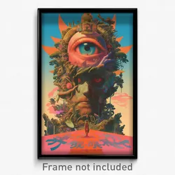 Brazilian Movie Poster - Warlike Depths (Brazil Retro Film Art Print)