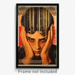 Greek Movie Poster - Boy Feeling Dominant, Tidy Black Headwear (Art Print)