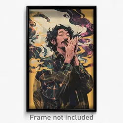 Vietnamese Movie Poster - Man Feeling Bliss, Well Made Plaid Jacket (Art Print)